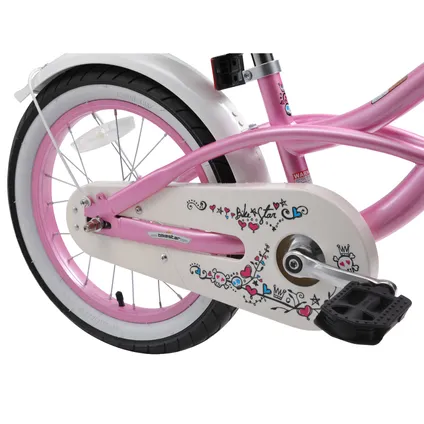 Bikestar kinderfiets Cruiser 16 inch roze 4