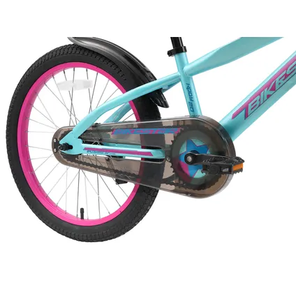 Bikestar kinderfiets Urban Jungle 20 inch paars/turquoise 5
