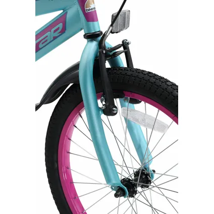Bikestar kinderfiets Urban Jungle 20 inch paars/turquoise 7