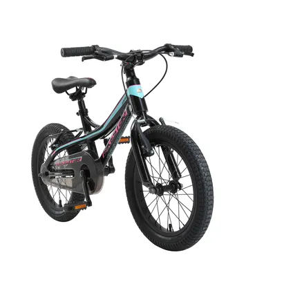 Bikestar mountainbike kinderfiets alu 16 inch zwart / blauw 2