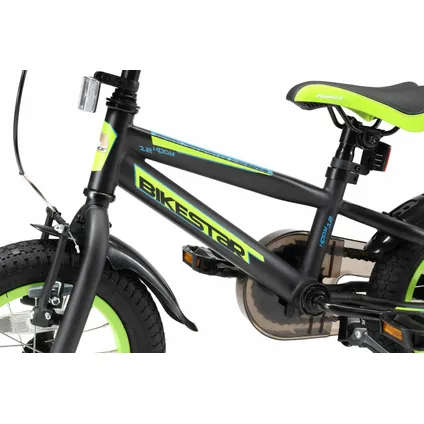 Bikestar kinderfiets Urban Jungle 12 inch zwart/geel 8