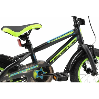 Bikestar kinderfiets Urban Jungle 12 inch zwart/geel 9