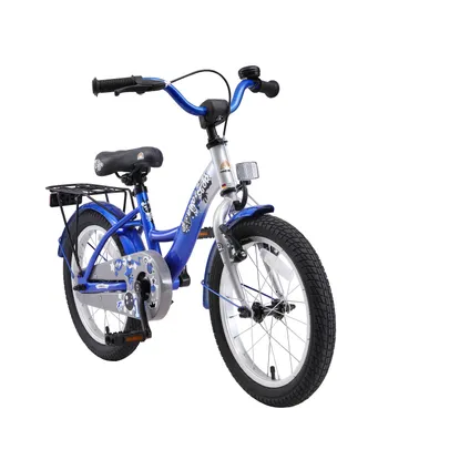 Bikestar kinderfiets Classic 16 inch zilver / blauw 2