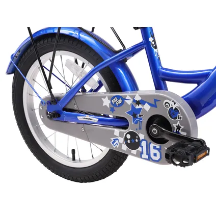 Bikestar kinderfiets Classic 16 inch zilver / blauw 4