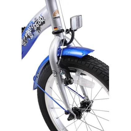 Bikestar kinderfiets Classic 16 inch zilver / blauw 7