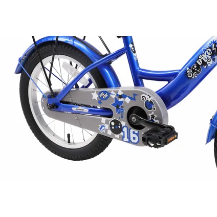 Bikestar kinderfiets Classic 16 inch zilver / blauw 8