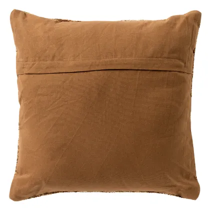 Coussin Lory 45 cm x 45 cm Tobacco Brown 2