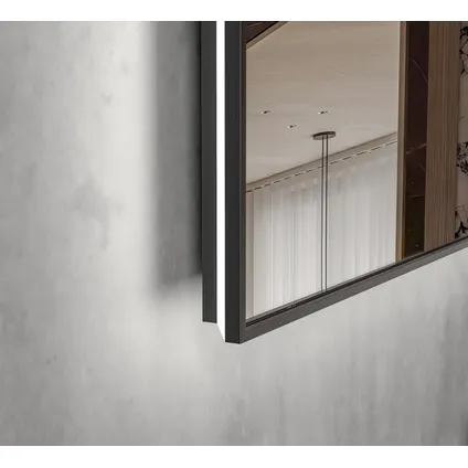 Miroir salle de bain LOMAZOO Lyon avec LED 80 x 60 cm rectangle 9