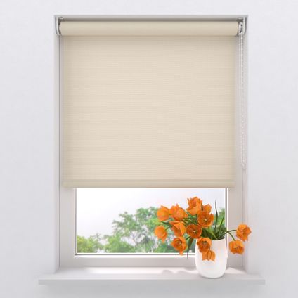 Rolgordijn Easy Lichtdoorlatend - Cream - 90 x 190 cm