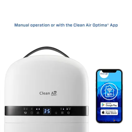Clean Air Optima - Déshumidificateur d'air et purificateur d'air CA-702 Smart - pièces jusqu'à : 20m² / 50m³ 4