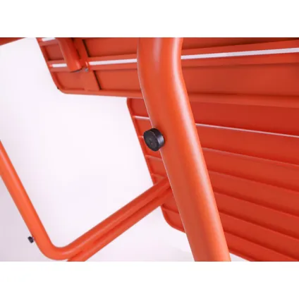 MaximaVida metalen picknicktafel Max oranje - 150 cm 5
