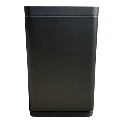 Luzzo® Iowa Black - Poubelle à capteur 50 litres - Noir mat 2