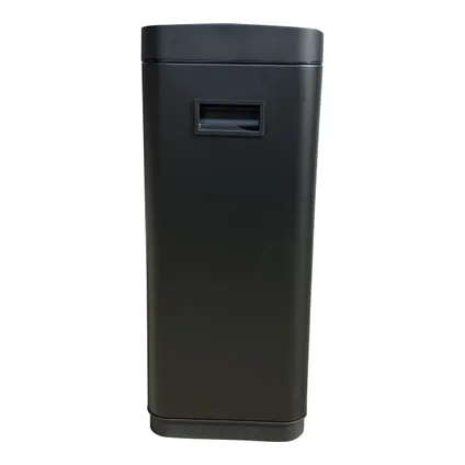 Luzzo® Iowa Black - Sensor Prullenbak 50 Liter - mat Zwart 3