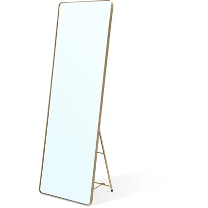 Villa Collection Verdal - Miroir sur pied 140x45 cm - Miroir pleine longueur - Or