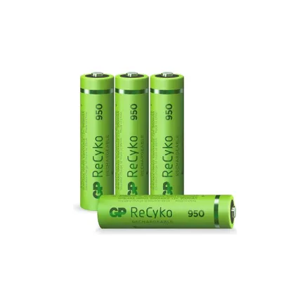 GP ReCyko Rechargeable AAA batterijen - Oplaadbare batterijen AAA (950mAh) - 4 stuks 2