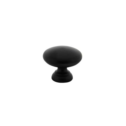 Bouton de meuble champignon Ø32mm noir