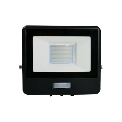 Projecteurs LED avec capteur PIR V-TAC VT-128S-B - Noir - Samsung - IP65 - 20W - 1510 Lumens - 6500K - 5 ans 4