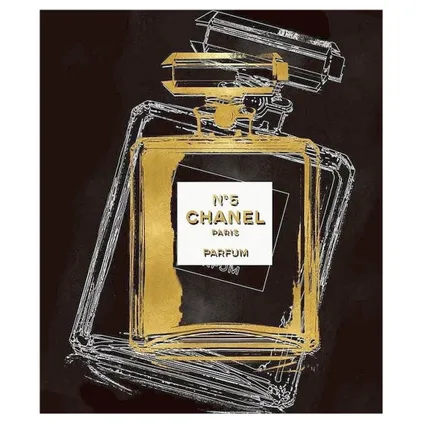 ter Halle® Glasschilderij 80 x 80 cm | Chanel Eau de Parfum 3