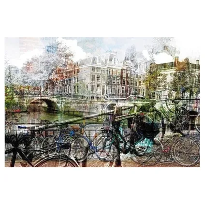 ter Halle® Glasschilderij 80 x 120 cm | the Holland Misty City 2