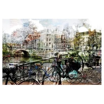 ter Halle® Glasschilderij 80 x 120 cm | the Holland Misty City 3