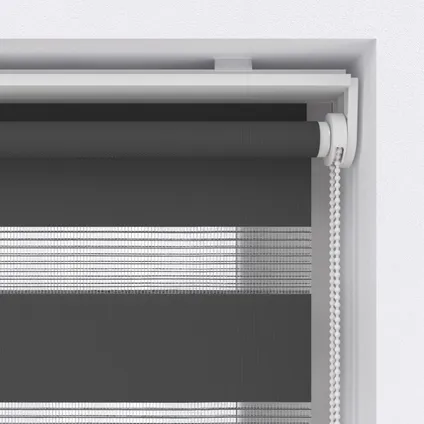 Duo rolgordijn Pure Mini - Lichtdoorlatend - Grey - 60 x 150 cm 5