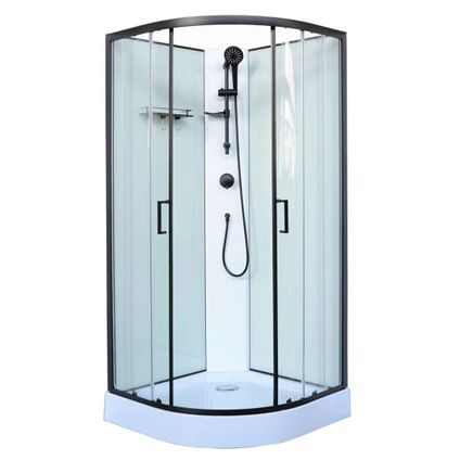 Cabine de douche complète Sanifun Romy 800 x 800 sans silicone