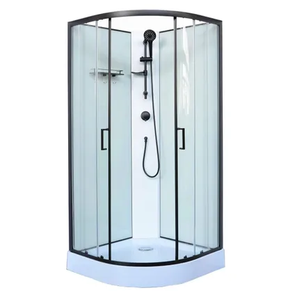 Cabine de douche complète Sanifun Romy 900 x 900 sans silicone