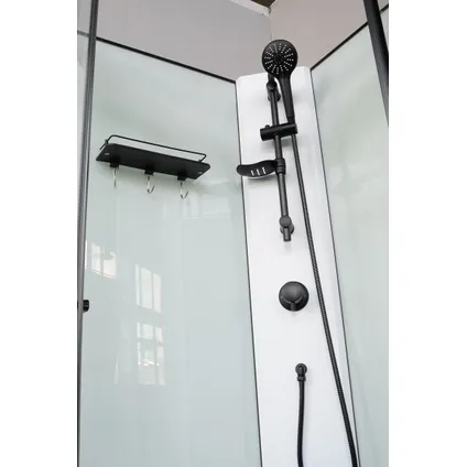 Cabine de douche complète Sanifun Romy 900 x 900 sans silicone 2