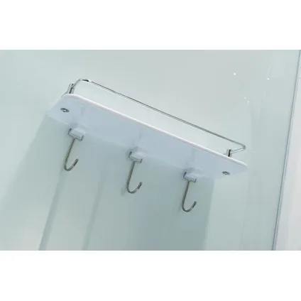Cabine de douche complète Sanifun Steff 800 x 800 sans silicone 4