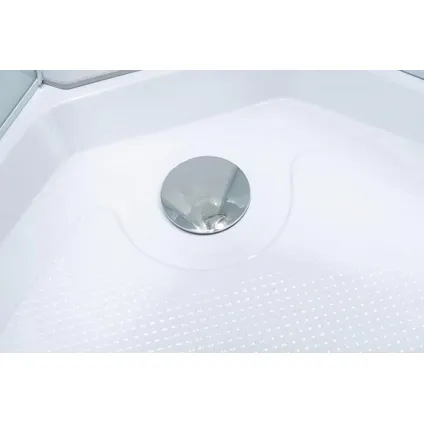 Cabine de douche complète Sanifun Steff 800 x 800 sans silicone 6