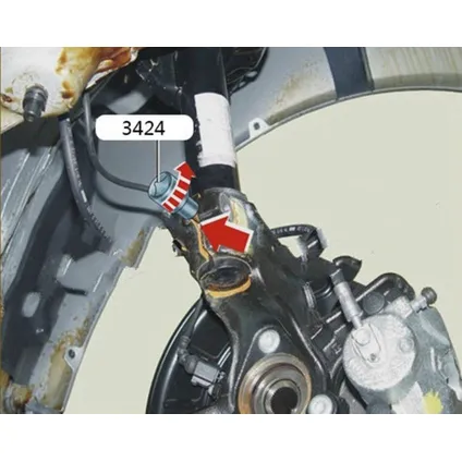 WEBER TOOLS Ecarteur de corps de suspension pour le remplacement des jambes de force (WT-2156) 2