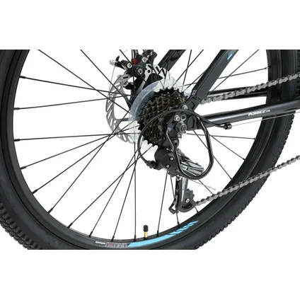 Bikestar Hardtail MTB Alu 26 inch 21 Speed Zwart/blauw 10
