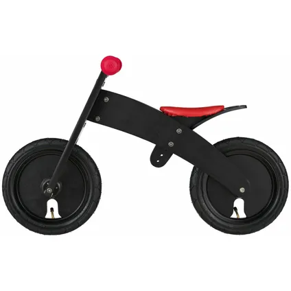 Vélo d'équilibre 2-en-1 Bikestar en bois 12 pouces noir 3