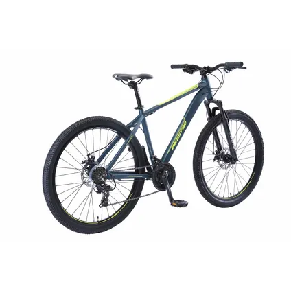 Bikestar Hardtail MTB Alu Sport L 27.5 inch 21 speed Blauw/geel 4
