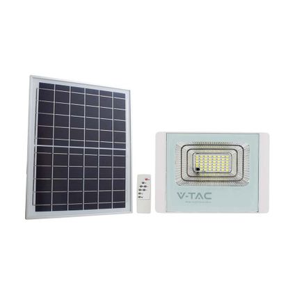 Projecteurs solaires blancs V-TAC VT-60W-W - 20W - IP65 - 1650 Lumens - 6400K