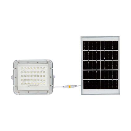 Projecteurs solaires blancs V-TAC VT-80W-W - 10W - IP65 - 800 Lumens - 6400K
