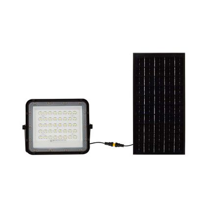 Projecteurs solaires noirs V-TAC VT-80W - 6W - IP65 - 800 Lumens - 6400K