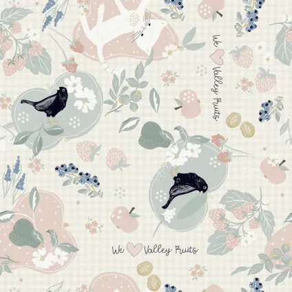 Wicotex - Tafelzeil Love vogel - Afmeting 140x240cm -Tafelkleed Afneembaar - Afwasbaar 5