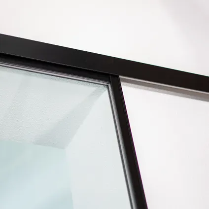 Schulte Porte intérieur en verre - coulissante - 88x204 - 3 rayures - transparent - softclose - gauche ou droite 2