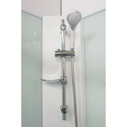 Cabine de douche complète Sanifun Kristof 900 x 900 sans silicone 2