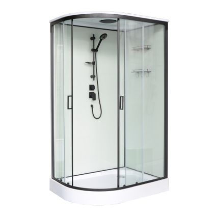 Cabine de douche complète Sanifun Camille 1200 x 900 sans silicone R