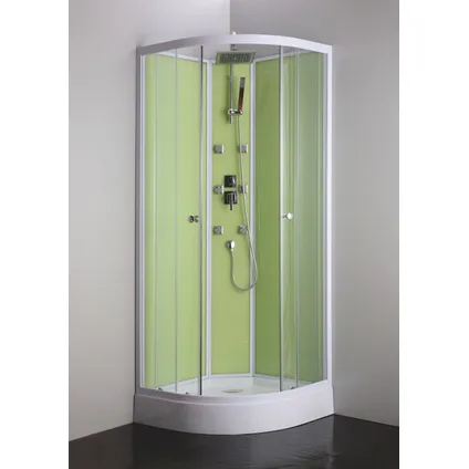 Cabine de douche complète Sanifun Giustino 800 x 800