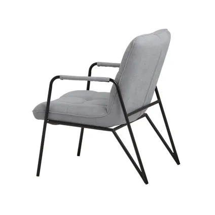 Furnilux Le Chair Stoel - Fauteuil - Lunen Grijs - 86x63x74 cm 2