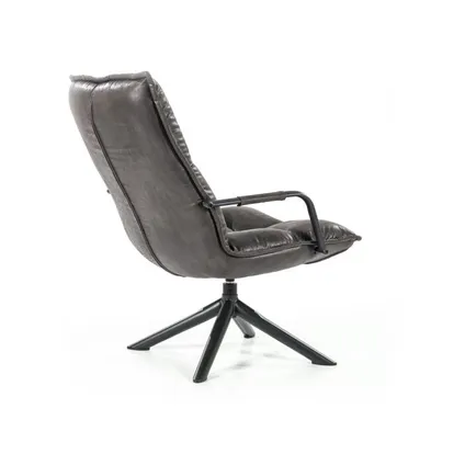 Fauteuil Mitchell - Antraciet - draaibare fauteuil 4