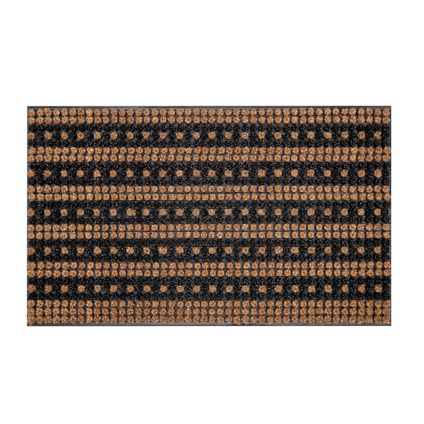 Paillasson en fibre de coco Boutique Stripes and Dots 45 x 75 cm
