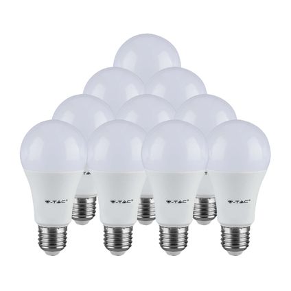 Ampoule LED E27 V-TAC VT-2099-N - 8.5W - Blanc - chaud - 3000K - SMD - Thermoplastique - 60x108mm - IP20 - Lot -