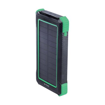 Chargeur solaire sans fil V-TAC VT-11111 - 10000mAh - Noir