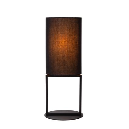Lucide tafellamp Herman zwart ⌀20cm E27