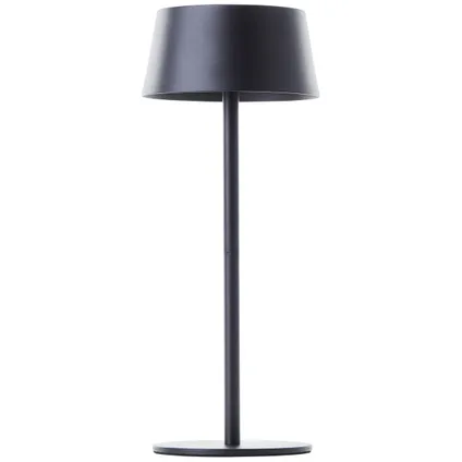 Lampe solaire de table Brilliant Picco noir ⌀12,5cm USB 4W 6