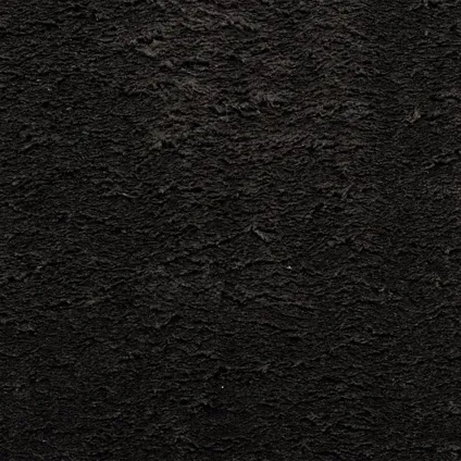 vidaXL Tapis à poils courts doux et lavable noir 160x160 cm 9